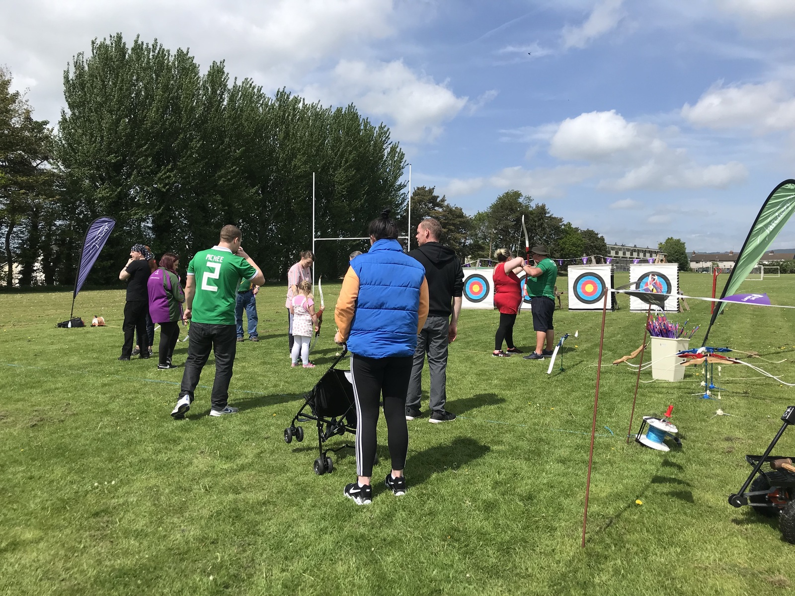 Open day at an archery club